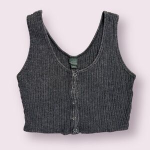 Wild Fable Women's Cropped Knit Tank | Small
